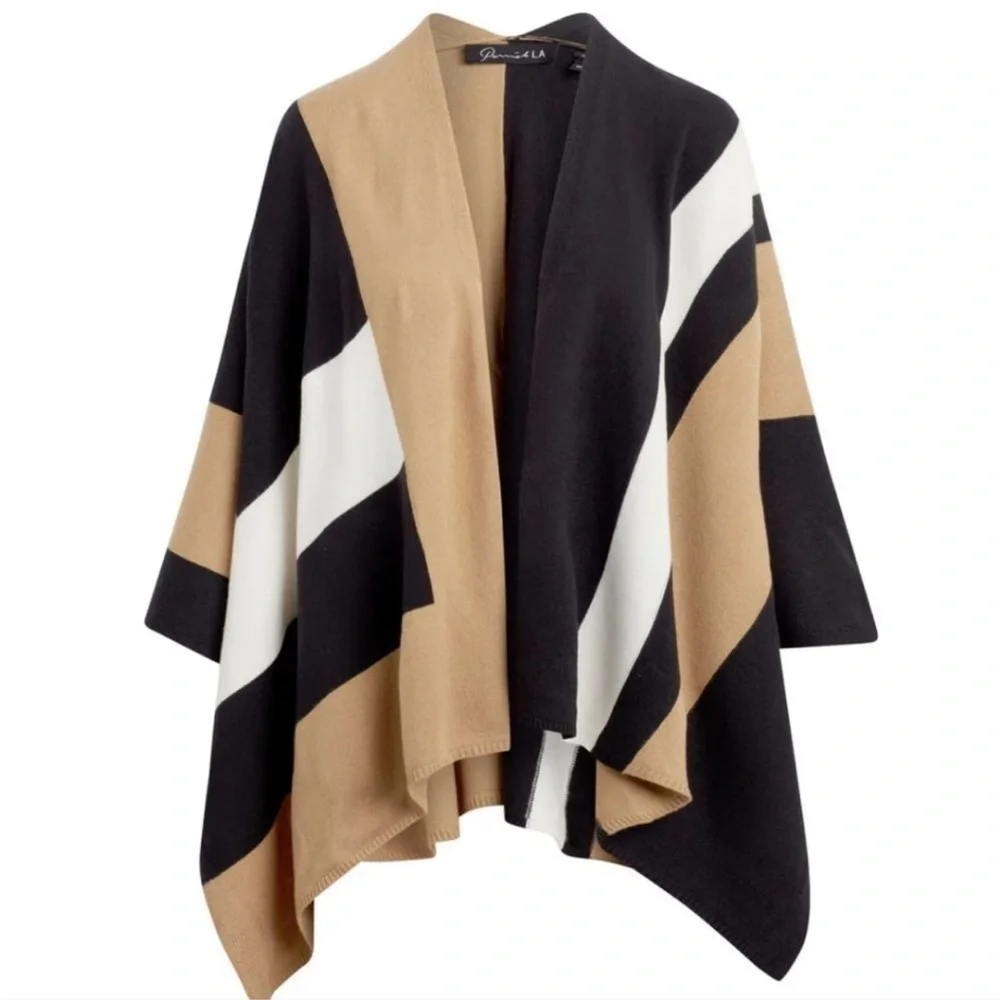 NEW! Parrish LA Colorblock Wrap Women’s One Size - Picture 4 of 6